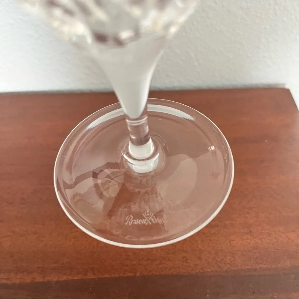 Rosenthal Crystal Faceted 8.25” Goblet